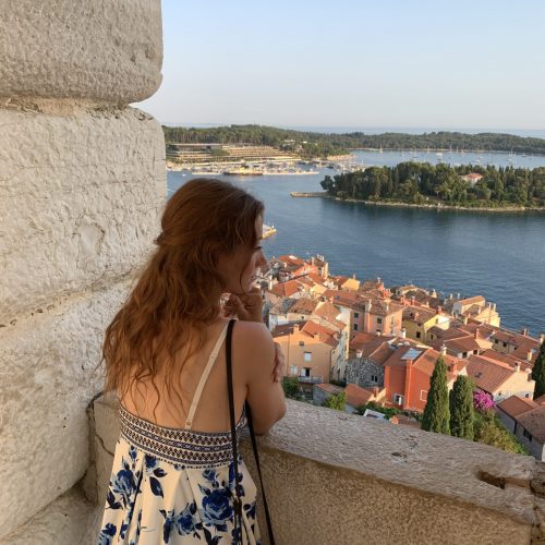 View from the top of Rovinj